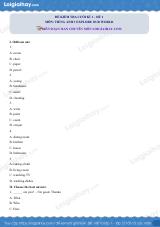 Đề thi học kì 1 Tiếng Anh 3 Explore Our World - Đề số 1